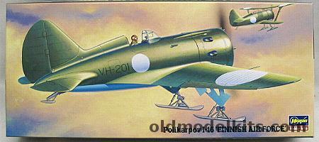 Hasegawa 1/72 TWO Polikarpov I-16 Finnish Air  Force - VH-102 At State Aircraft Factory Early 1940 / VH-21 Of LLv 24 March 1941, AP120 plastic model kit
